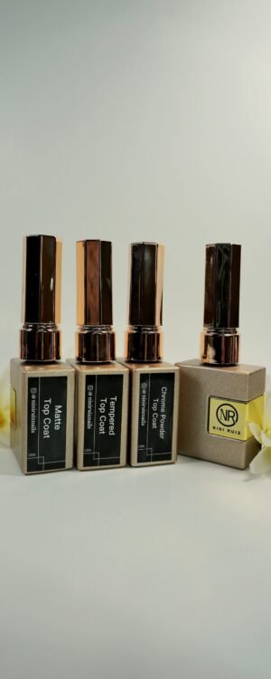 Combo: Matte Top coat - Tempered Top Coat - Chrome Powder Top Coat