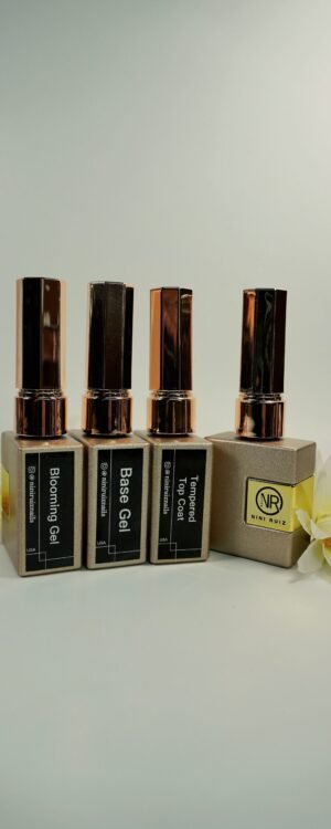 Combo: Tempered Top Coat - Gel base - Bloming